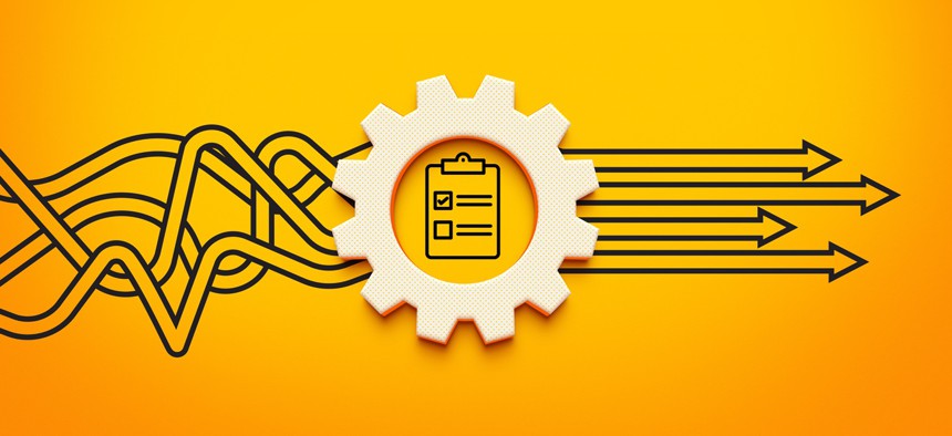 A proposal argues agencies spend time navigating conflicting definitions across federal programs, creating extra work and slowing efforts to improve customer service.