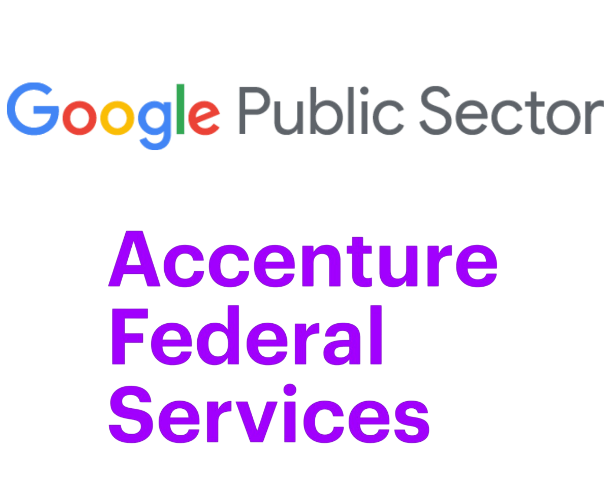 Google Public Sector | Accenture Federal Services's logo