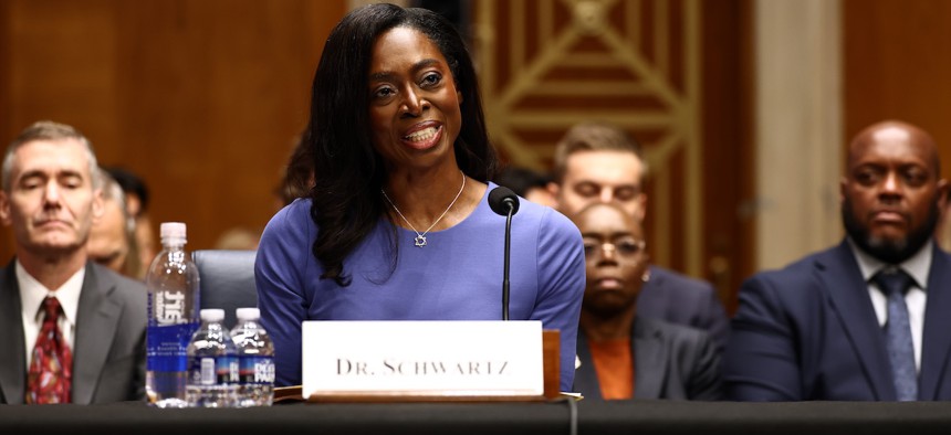 One Democrat joined Republicans in advancing Dr. Erica Schwartz after a contentious confirmation hearing that centered on political pressure and vaccine policy.