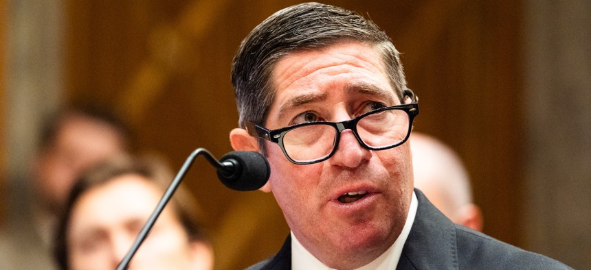 Scott Kupor during a Senate hearing on April 3, 2025. The Office of Personnel Management director recently wrote that: “Planning for technology and planning for talent are no longer separate conversations."