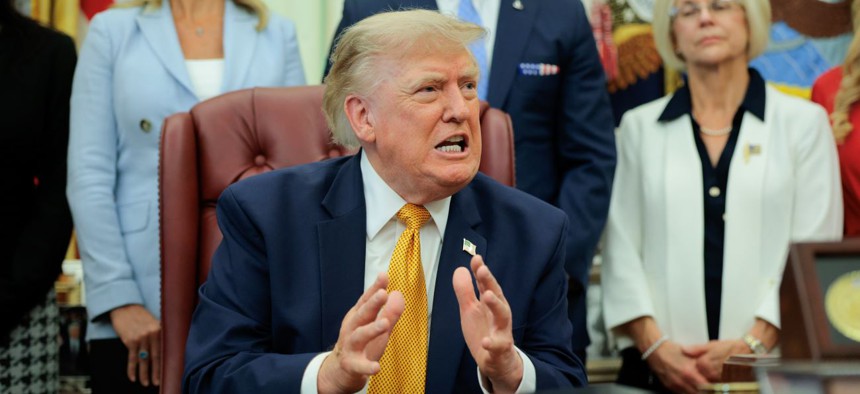 The Federal Mediation and Conciliation Service changed its regulations to no longer guarantee it will appoint arbitrators in some union grievance cases, following objection from some agencies tasked with implementing President Trump's anti-collective bargaining executive orders.
