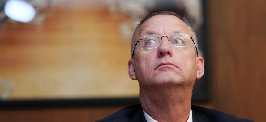 For the third time since March, a federal judge has blocked Doug Collins' Veterans Affairs Department from cancelling its contract with the nation's largest federal employee union.