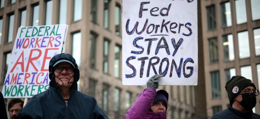 Federal employee unions this week sued the Office of Personnel Management over a pair of regulations upending the performance management and firing process across the federal government, alleging violations of the 1978 Civil Service Reform Act.