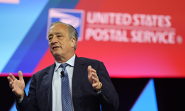 Postmaster General David Steiner says USPS stands in the middle of policy decisions largely out of its control.