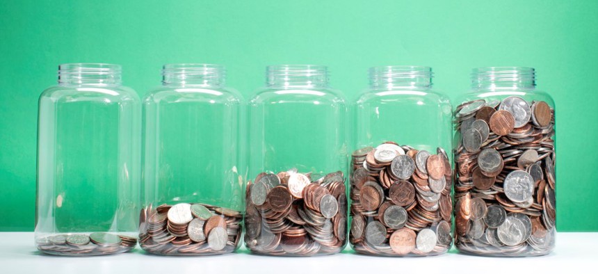 The Thrift Savings Plan's offerings to federal workers returned to positive ground last month, as each of its funds finished August in the black.