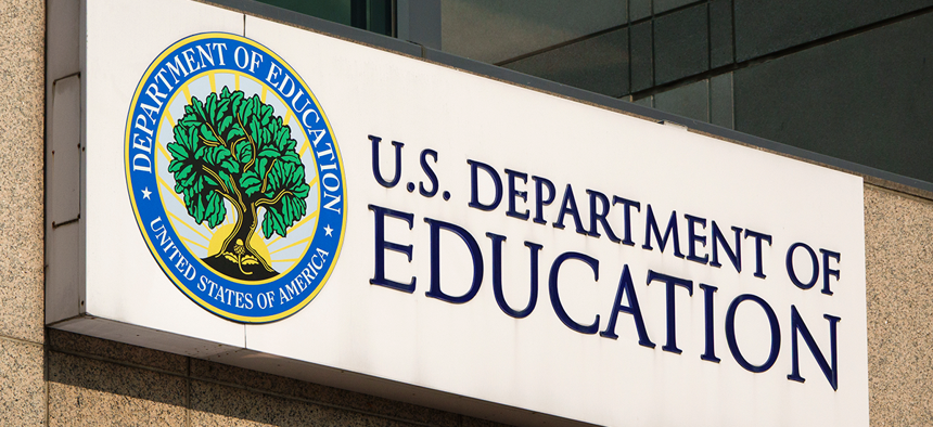 The Education Department has signed 14 interagency agreements to move its employees and programs to other agencies on a temporary basis.