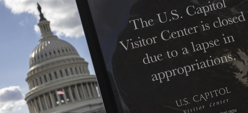 The U.S. Capitol on Oct. 2, 2025, which was the second day of what would become the longest government shutdown.
