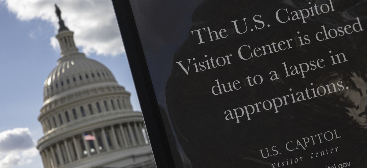 The U.S. Capitol on Oct. 2, 2025, which was the second day of what would become the longest government shutdown. 