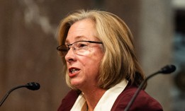 Cheryl Mason, inspector general of the Veterans Affairs Department, speaks during a Senate Veterans' Affairs Committee hearing on Oct. 29, 2025. Mason is also the chair of the Council of the Inspectors General on Integrity and Efficiency. 
