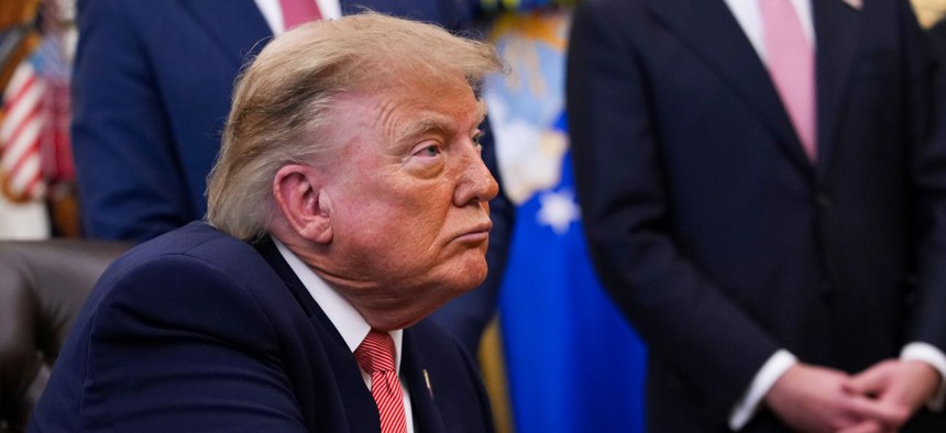 The Federal Mediation and Conciliation Service finalized regulations this week allowing it to cease appointing arbitrators in some cases, as part of the implementation of President Trump's executive orders banning collective bargaining for most federal workers.