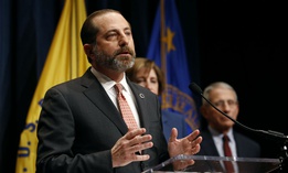 Health and Human Services Secretary Alex Azar speaks at a news conference, Tuesday, Jan. 28, 2020, in Washington, about the federal government's response to a virus outbreak originating in China that has has sickened thousands and killed more than 100.