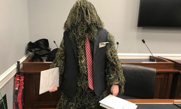 A "swamp monster" appeared along with Republican Study Committee members during a Thursday event to unveil the committee's reform plan. 