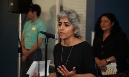 Kiran Ahuja, Executive Director of WHIAAPI, at the White House Summit on May 12, 2015.