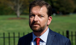 Joe Grogan, then Assistant to the President and Director of the Domestic Policy Council, speaks with media at the White House in October 2019. 
