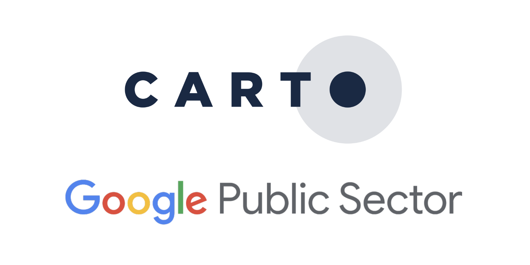 Google Public Sector | Carto logo